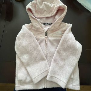Used 2T Northface Fleece Jacket with Hood